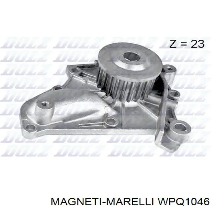 WPQ1046 Magneti Marelli помпа водяна, (насос охолодження)