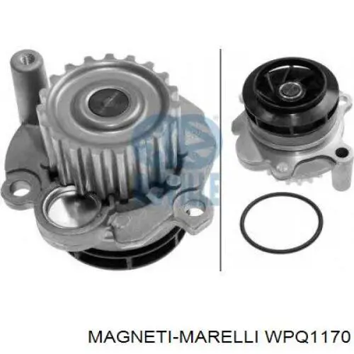 Помпа водяна, (насос) охолодження WPQ1170 Magneti Marelli