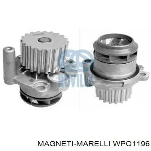 WPQ1196 Magneti Marelli помпа водяна, (насос охолодження)