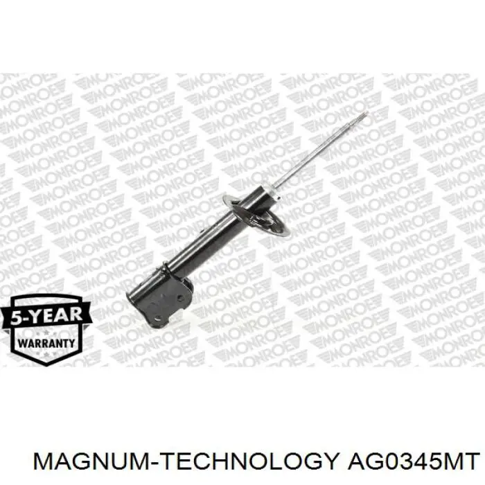 Амортизатор передньої підвіски, лівий Magnum Technology AG0345MT ціна, від 48.76 USD