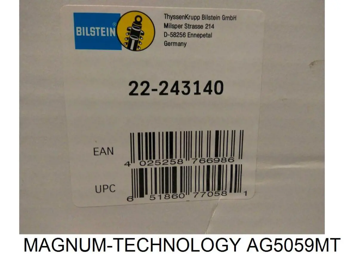 Амортизатор передній, правий Kavo Parts SSA5518 ціна, від 52.17 USD