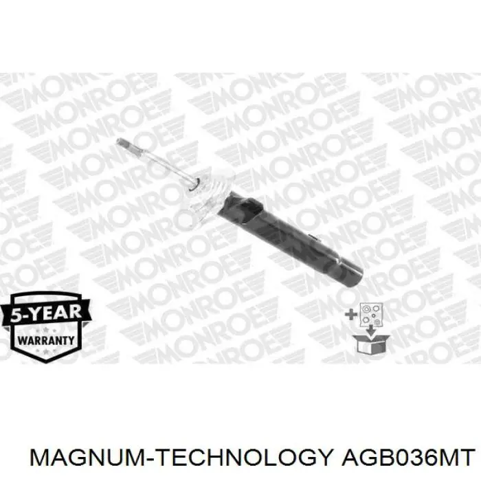 Купити AGB036MT Magnum Technology Амортизатор передній, правий