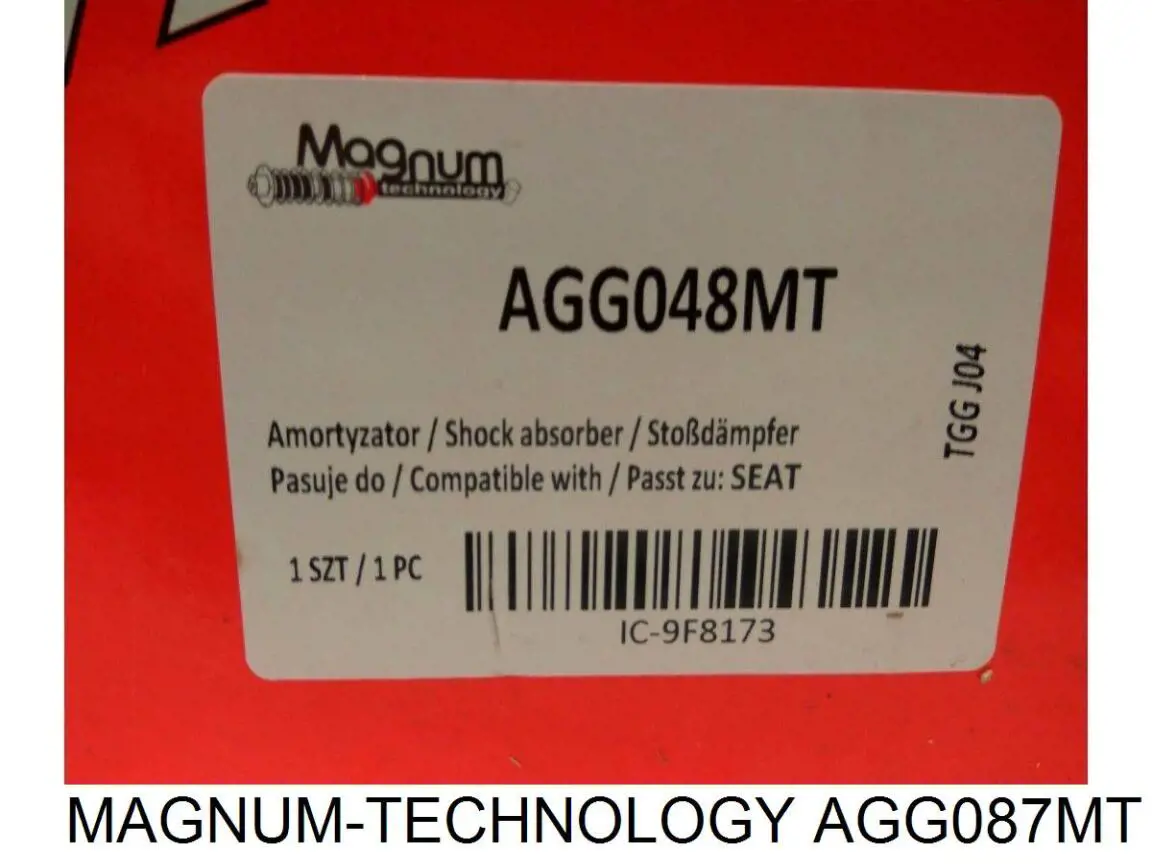 Амортизатор задній AGG087MT Magnum Technology