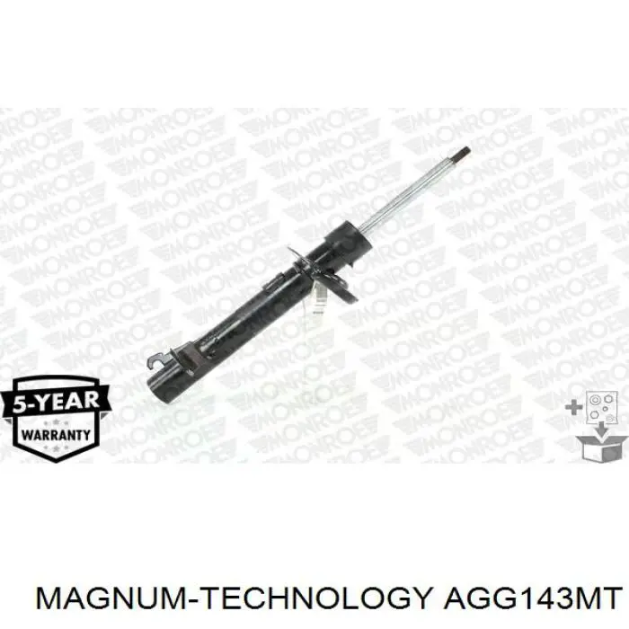 Купити AGG143MT Magnum Technology Амортизатора передній лівий