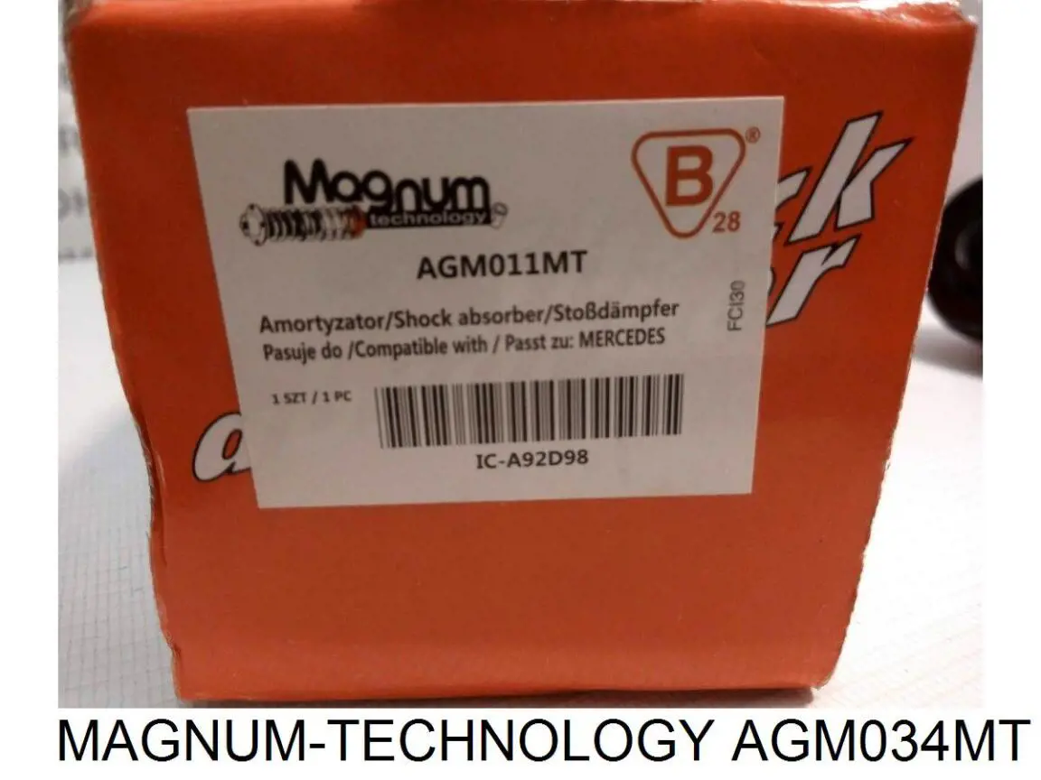 AGM034MT Magnum Technology Амортизатори задні