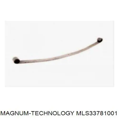 MLS33781001 Magnum Technology Лист ресори задньої