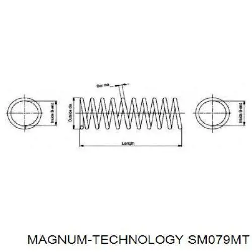 Купити SM079MT Magnum Technology Задні пружини