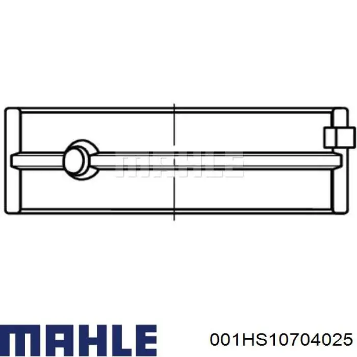Вкладиші колінвала, корінні, комплект, 1-й ремонт (+0,25) Mercedes A6010300640