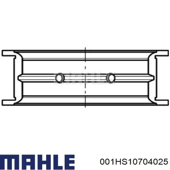 Вкладиші колінвала, корінні, комплект, 1-й ремонт (+0,25) A6010300640 Mercedes