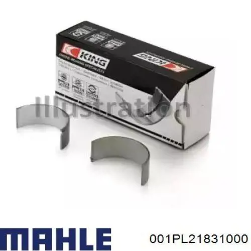 Вкладиші шатунні 001PL21831000 Mahle Original