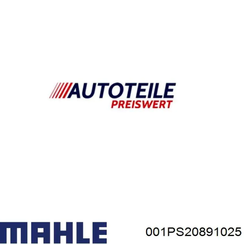 Купити 001PS20891025 Mahle Original Вкладиші колінвала, шатунні, комплект, 1-й ремонт (+0,25)