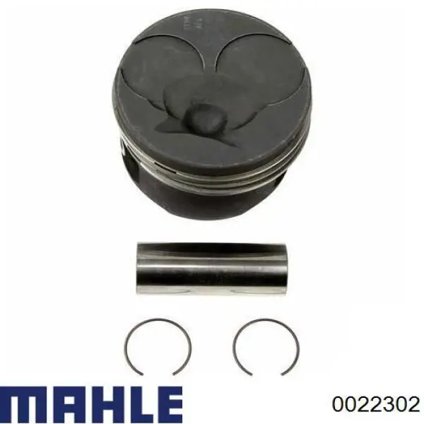 Купити 0022302 Mahle Original Поршень в комплекті на 1 циліндр, 4-й ремонт (+1,00)