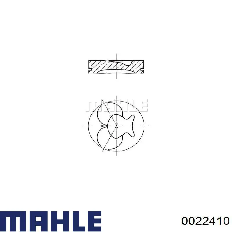 0022410 Mahle Original поршень в комплекті на 1 циліндр, std