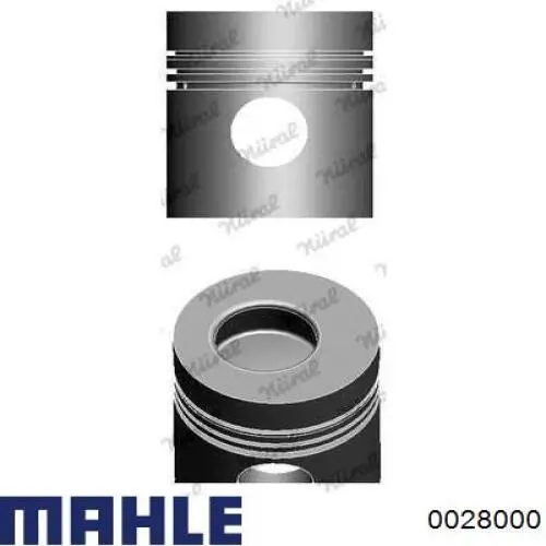 Купити 0028000 Mahle Original Поршень в комплекті на 1 циліндр, STD