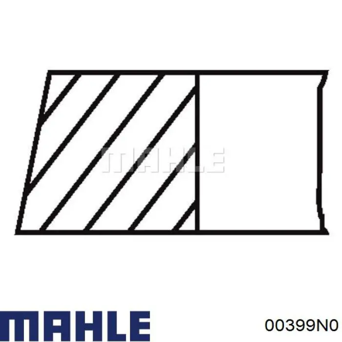 Купити 00399N0 Mahle Original Кільця поршневі на 1 циліндр, STD.