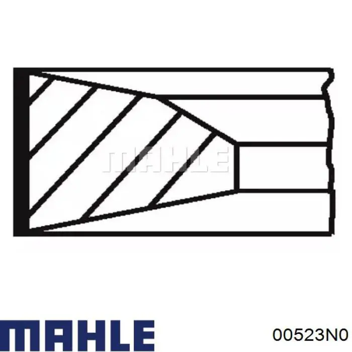 Купити 00523N0 Mahle Original Кільця поршневі на 1 циліндр, STD.