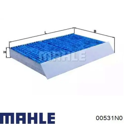 Кільця поршневі на 1 циліндр, STD. 00531N0 Mahle Original