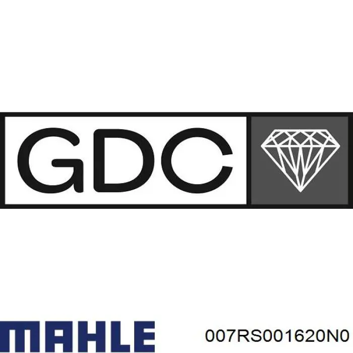 007RS001620N0 Mahle Original Кільця поршневі на 1 циліндр, STD.