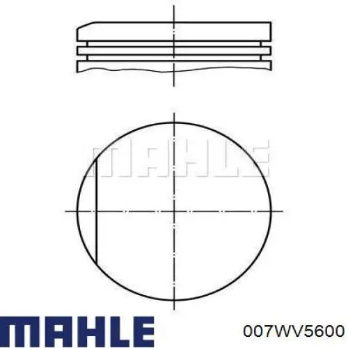 007WV5600 Mahle Original Гільза циліндра