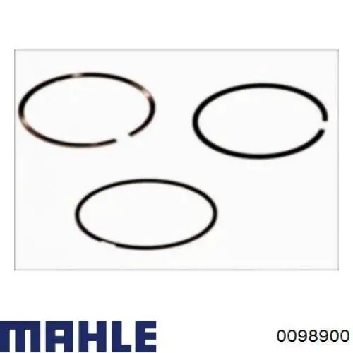 0098900 Mahle Original Поршня на 1 циліндр, STD