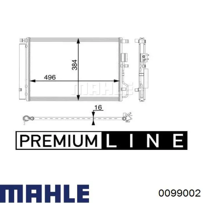 Поршень в комплекті на 1 циліндр, 3-й ремонт (+0,60) Mahle Original 0099002 ціна, від 73.88 USD