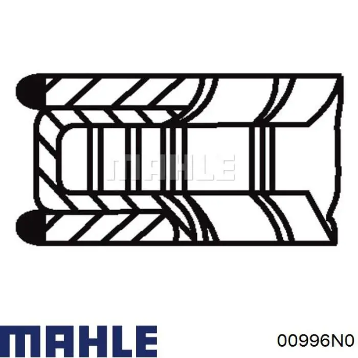 00996N0 Mahle Original Кільця поршневі на 1 циліндр, STD.