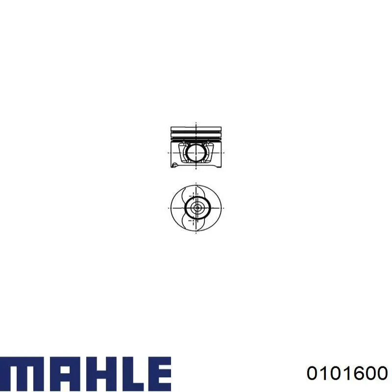 0101600 Mahle Original поршень в комплекті на 1 циліндр, std