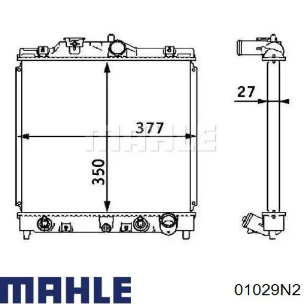 Купити 01029N2 Mahle Original 