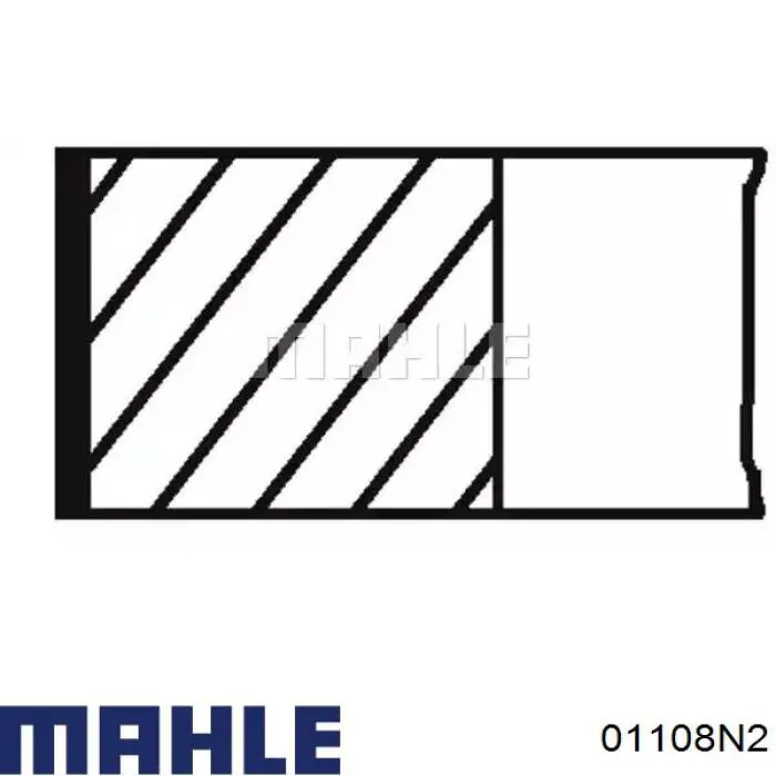 Купити 01108N2 Mahle Original Кільця поршневі на 1 циліндр, 4-й ремонт (+1,00)
