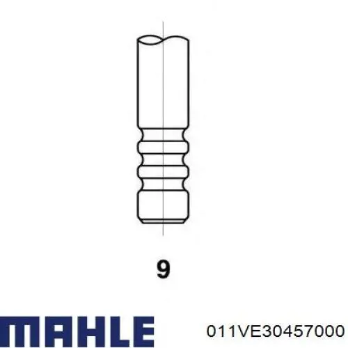 011VE30457000 Mahle Original Клапан впускний