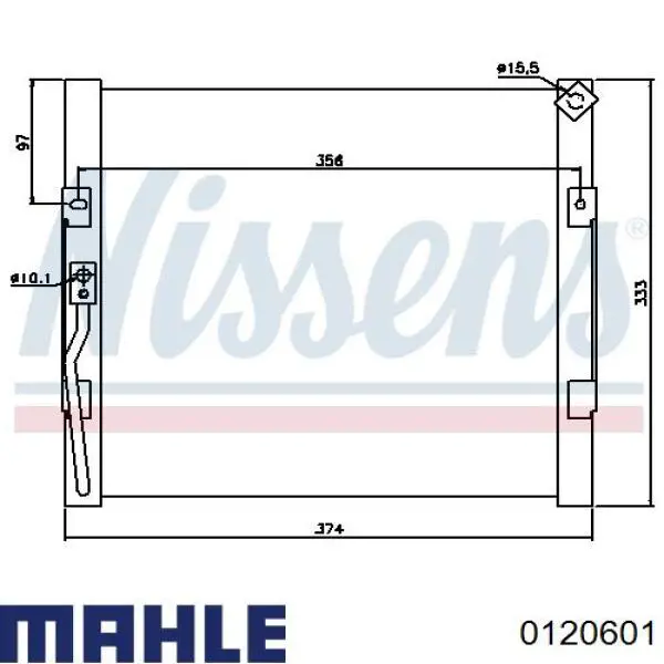 0120601 Mahle Original Поршень в зборі