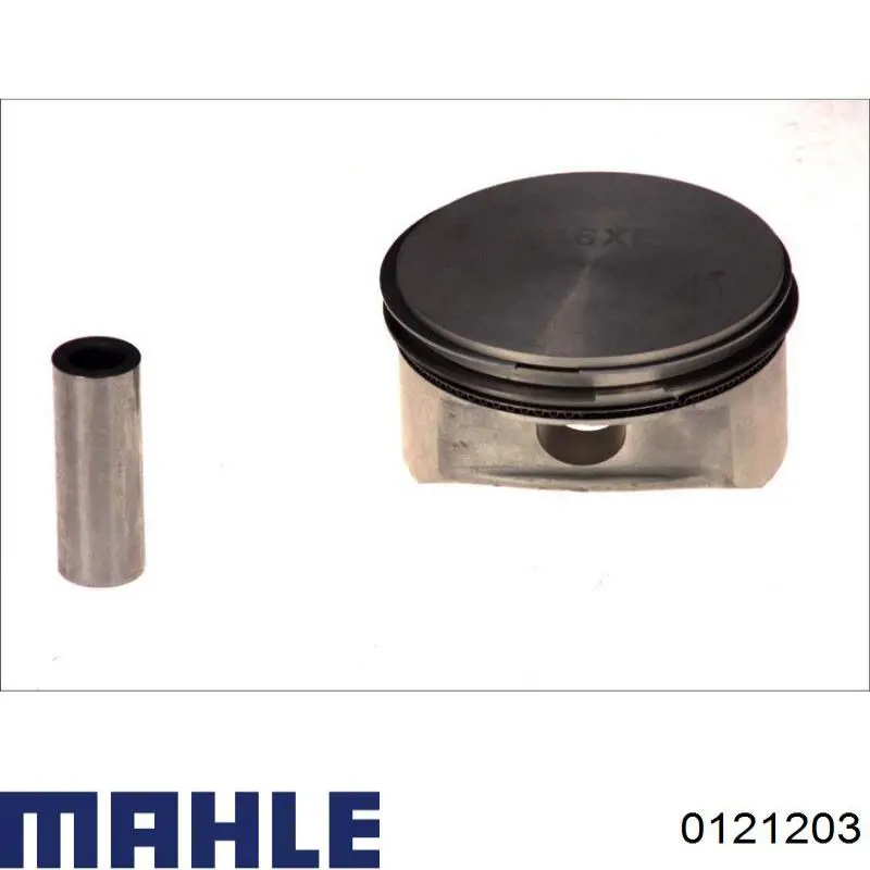 Купити 0121203 Mahle Original Поршень в комплекті на 1 циліндр, 2-й ремонт (+0,50)