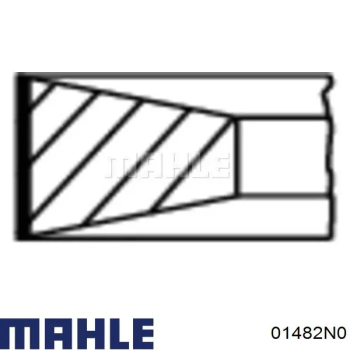 01482N0 Mahle Original кільця поршневі на 1 циліндр, std.