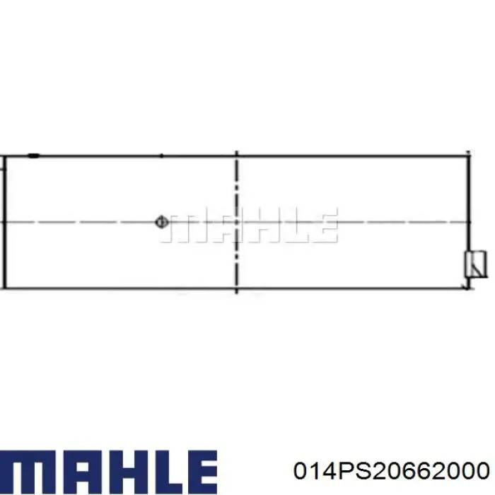 Шатунні вклалиші колінвала STD Mahle Original 014PS20662000 ціна, від 16.15 USD