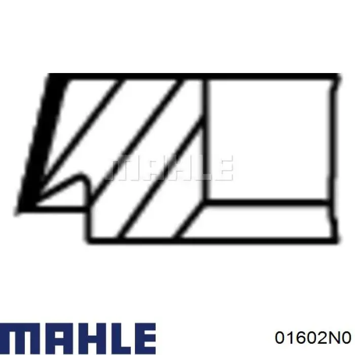 Купити 01602N0 Mahle Original Кільця поршневі на 1 циліндр, STD.