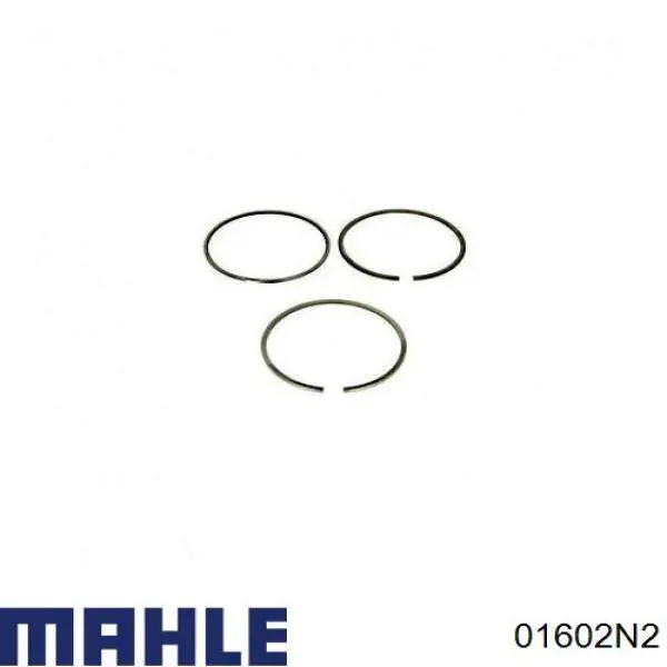 01602N2 Mahle Original Кільця поршневі на 1 циліндр, 2-й ремонт (+0,50)