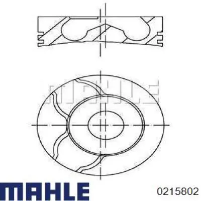 Купити 0215802 Mahle Original Поршень в комплекті на 1 циліндр, 2-й ремонт (+0,50)
