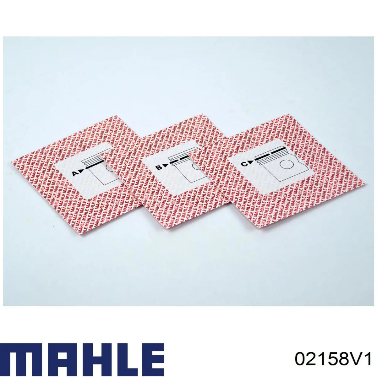 Купити 02158V1 Mahle Original Кільця поршневі на 1 циліндр, 1-й ремонт (+0,25)
