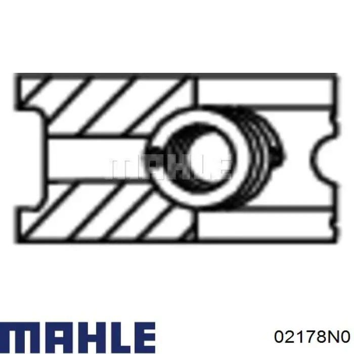 Кільця поршневі на 1 циліндр, STD. 02178N0 Mahle Original
