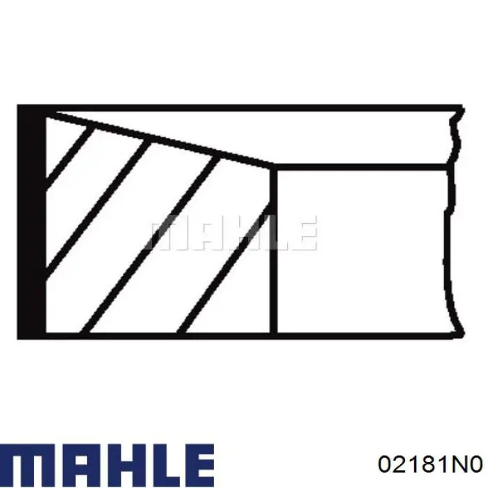 Кільця поршневі на 1 циліндр, STD. Mahle Original 02181N0 ціна, від 19.87 USD