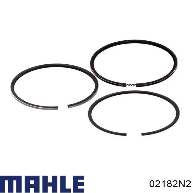 Купити 02182N2 Mahle Original Кільця поршневі на 1 циліндр, 1-й ремонт (+0,25)