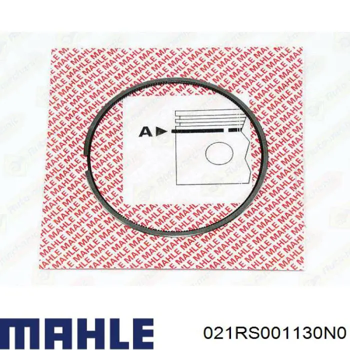 Купити 021RS001130N0 Mahle Original Кільця поршневі на 1 циліндр, STD.