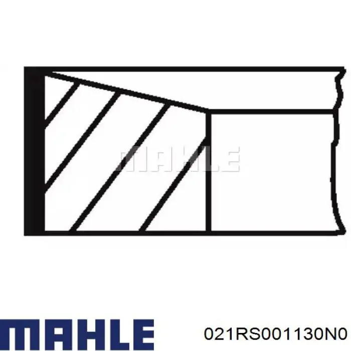 021RS001130N0 Mahle Original Кільця поршневі на 1 циліндр, STD.