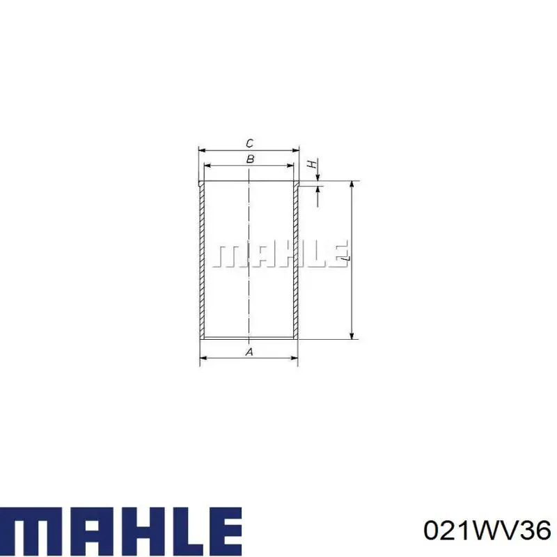 Гільза поршнева Mahle Original 021WV36 ціна, від 25.14 USD