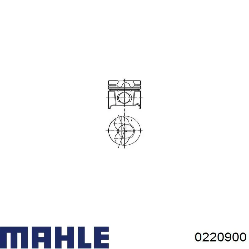 Поршень в зборі Mahle Original 0220900 ціна, від 99.38 USD