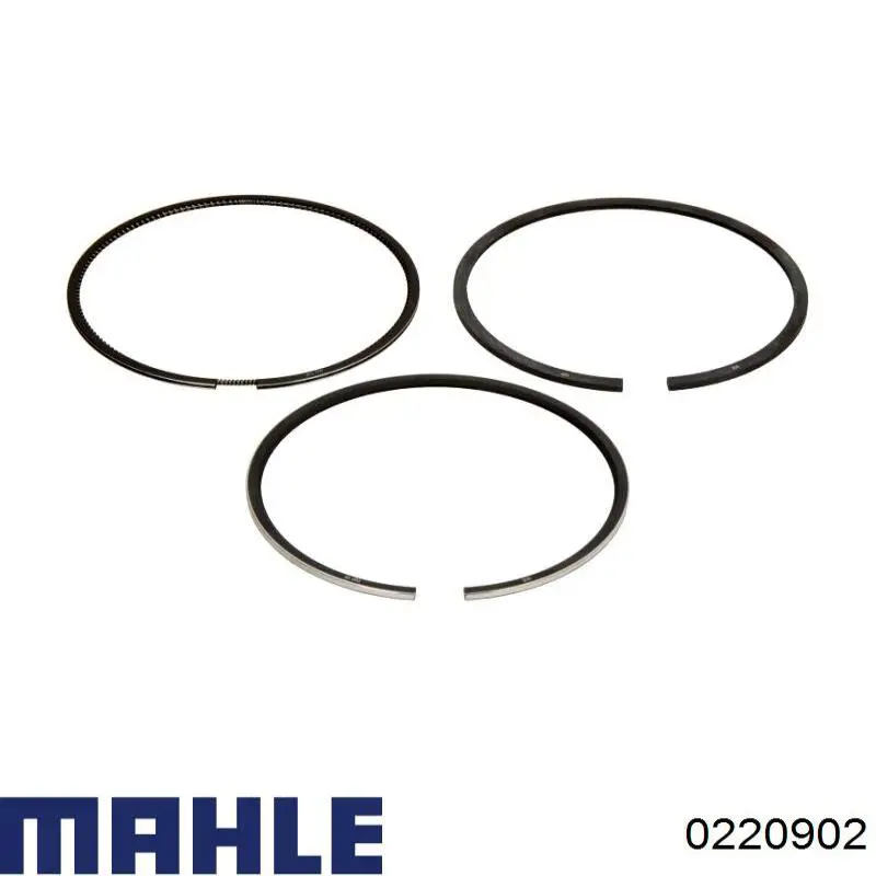 Купити 0220902 Mahle Original Поршень в комплекті на 1 циліндр, 2-й ремонт (+0,50)