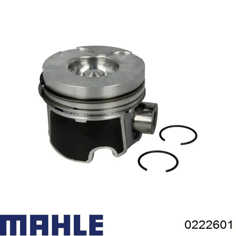 Поршень в комплекті на 1 циліндр, 2-й ремонт (+0,50) 222601 Mahle Original