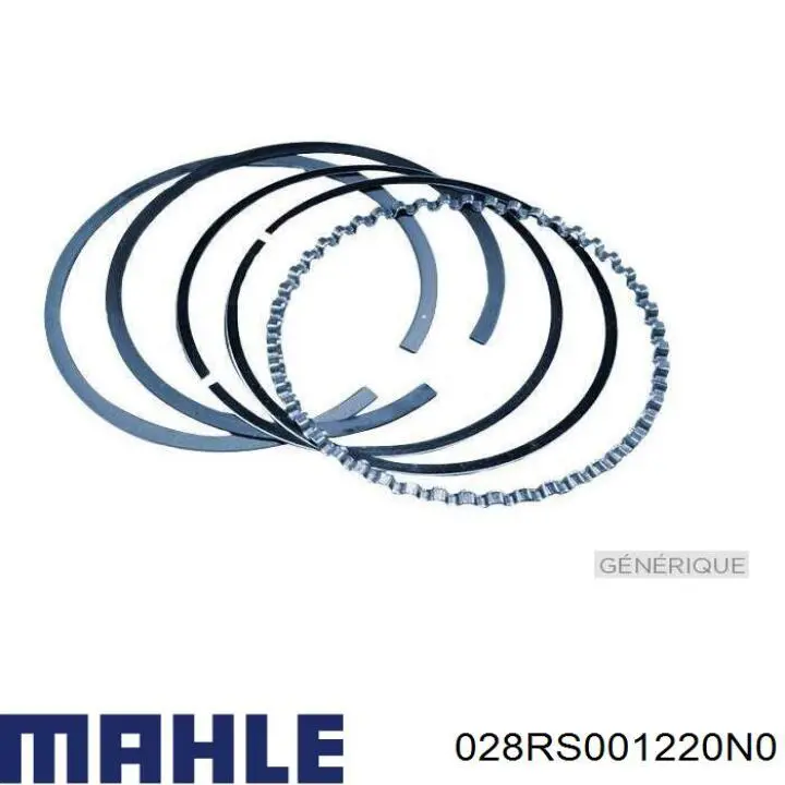028RS001220N0 Mahle Original кільця поршневі на 1 циліндр, std.