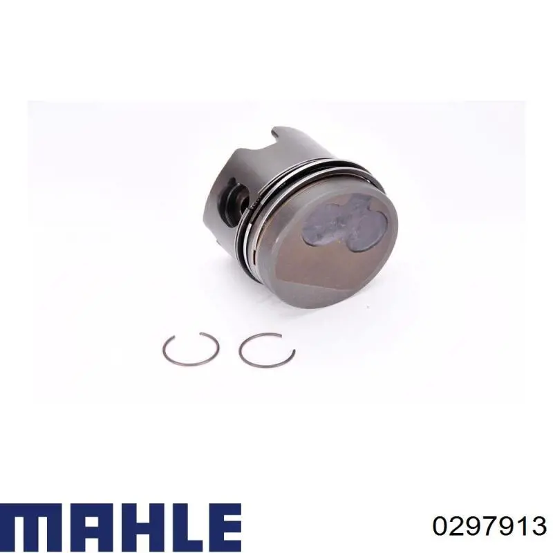 0297913 Mahle Original поршень в комплекті на 1 циліндр, 4-й ремонт (+1,00)