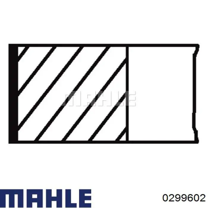 0299602 Mahle Original Поршень в зборі